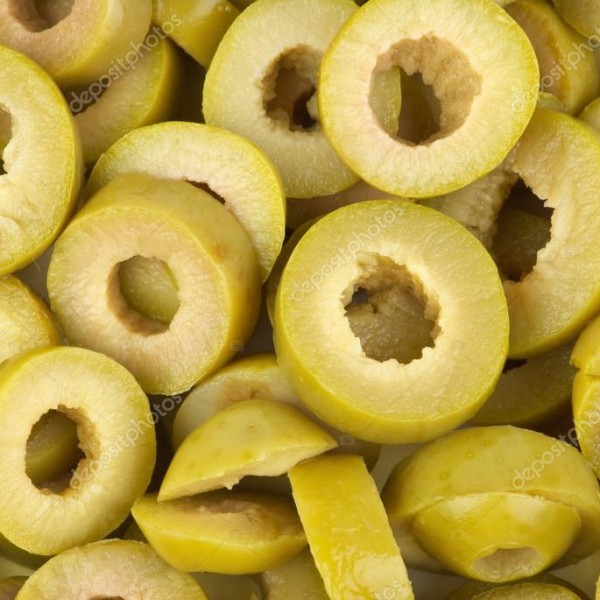 Aceitunas Verdes en Rodajas