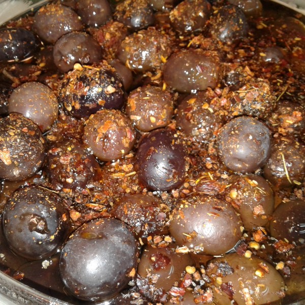 Aceitunas Negras Condimentadas